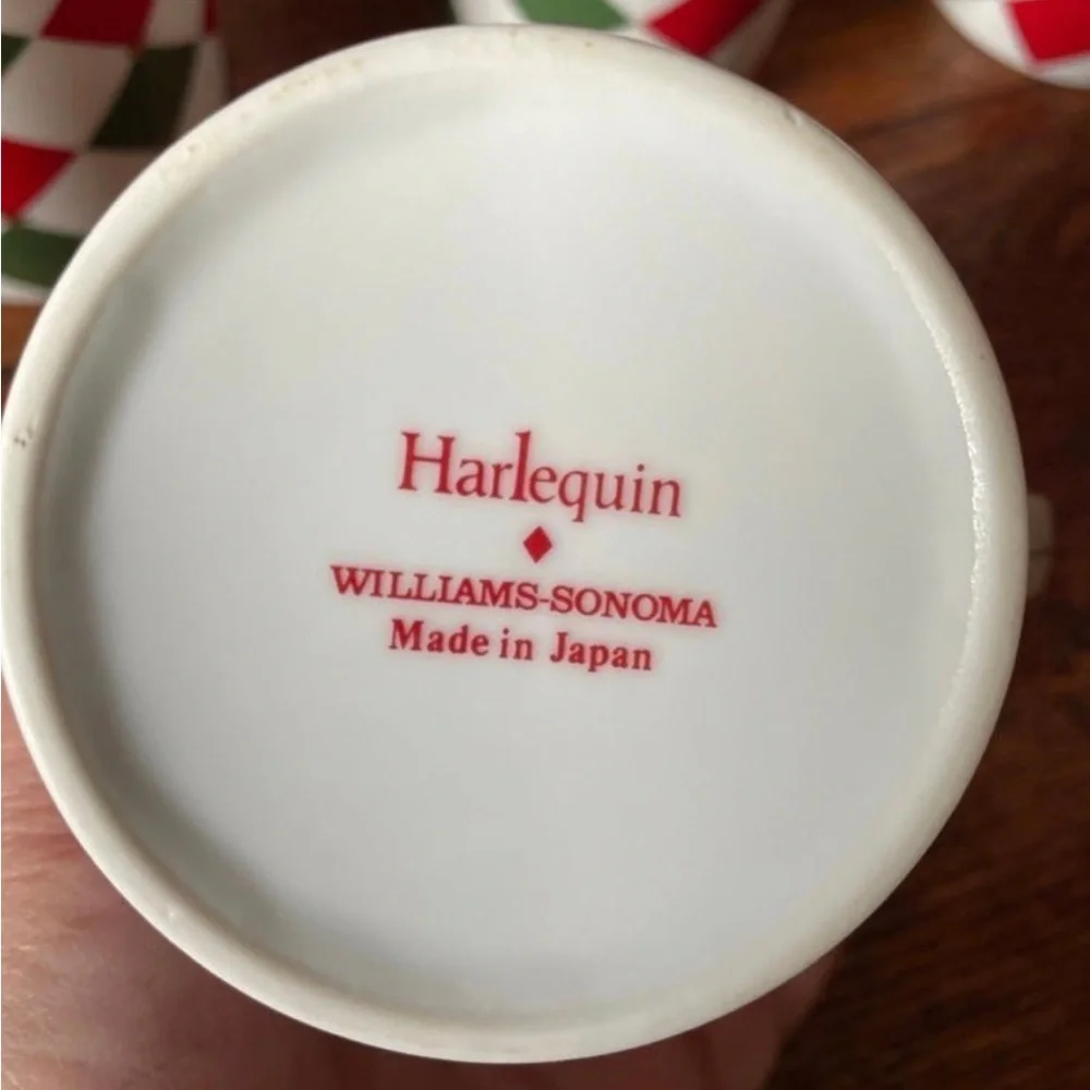 Williams Sonoma Harlequin Mug